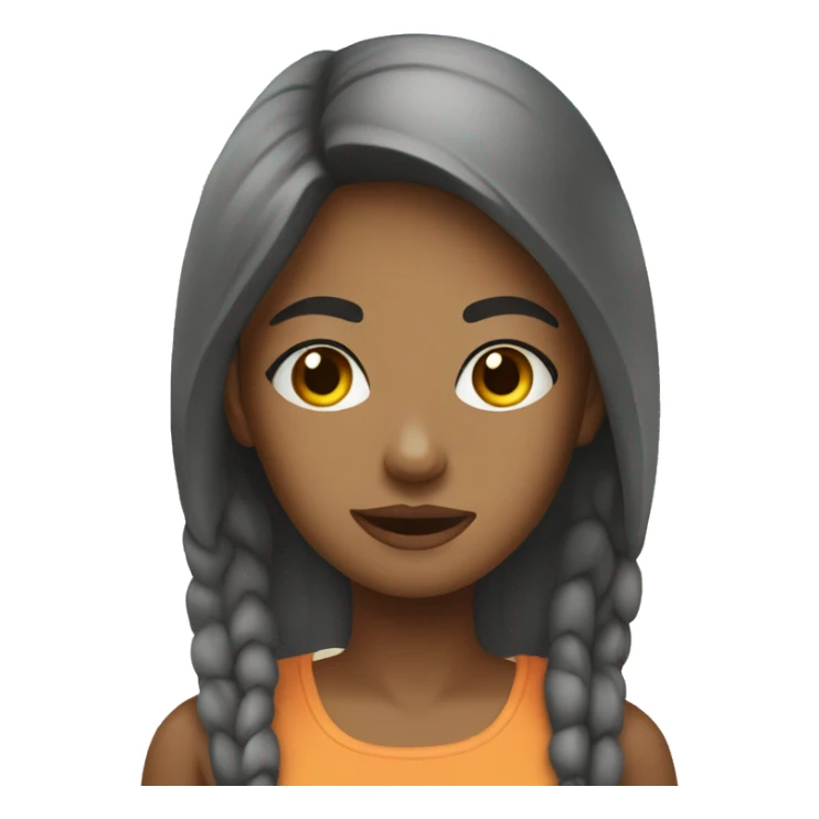 A street girl at the beach  sticker