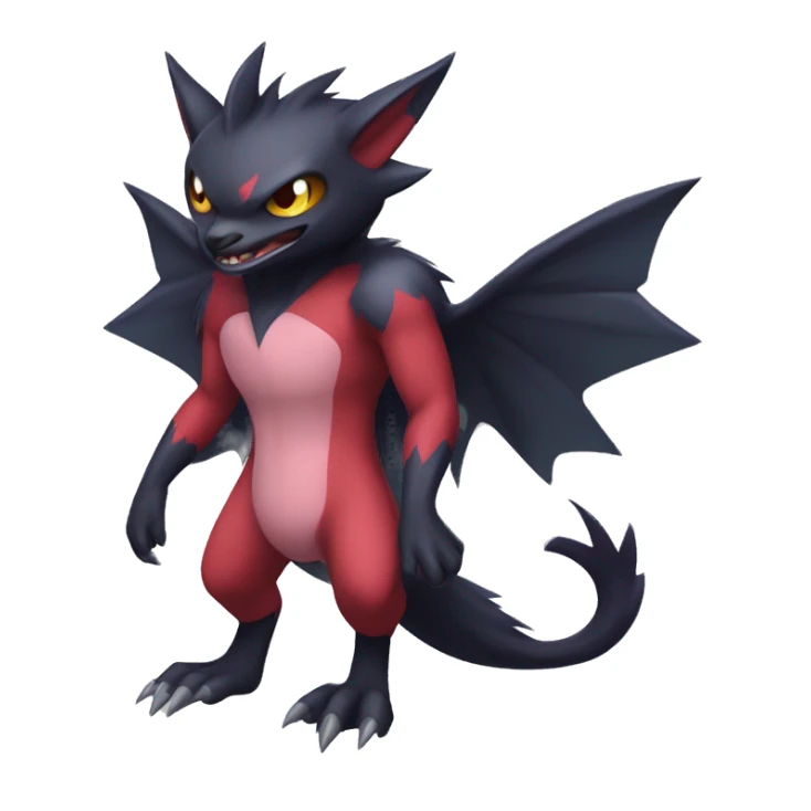 Noibat-Litten-Zoroark-Nargacuga full body sticker