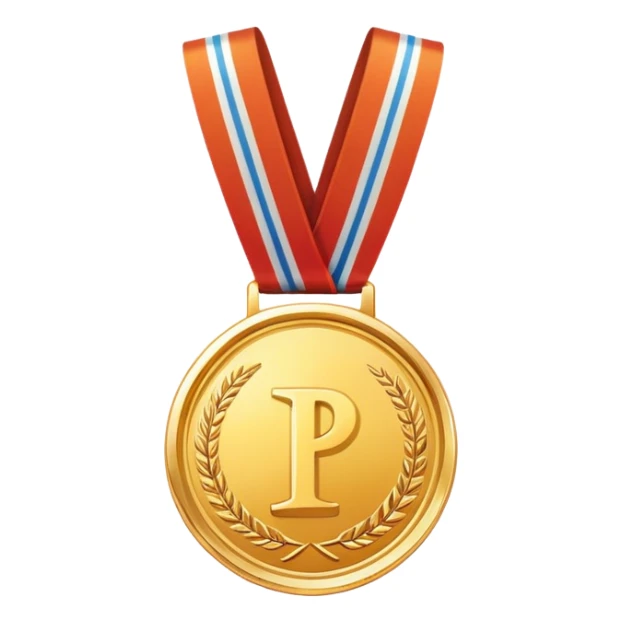 A gold medal with the words "PrimeCopy" written in the middle sticker