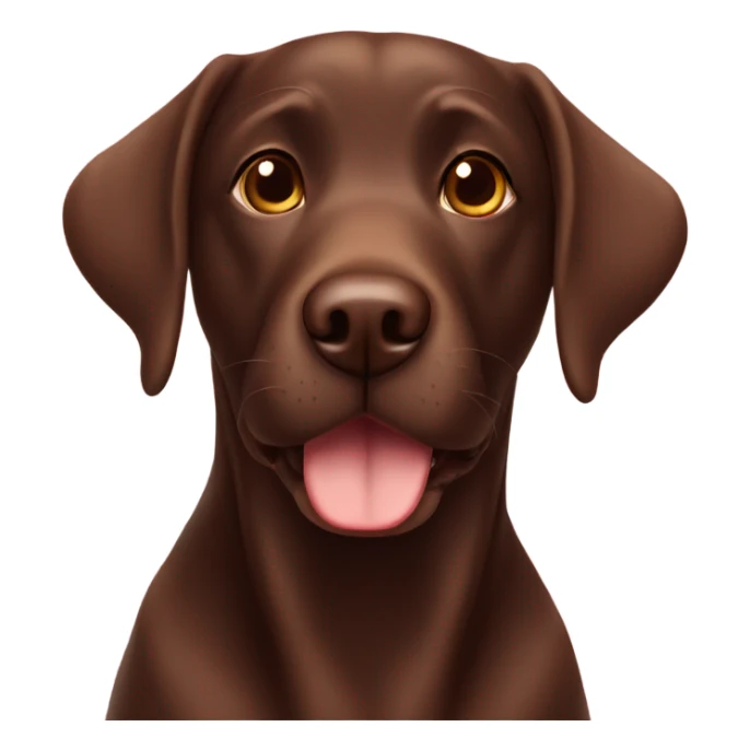Chocolate Labrador  sticker
