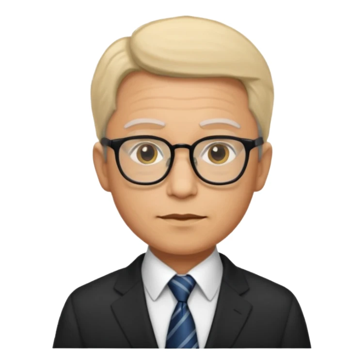 The Professor in the la casa de papel TV show sticker