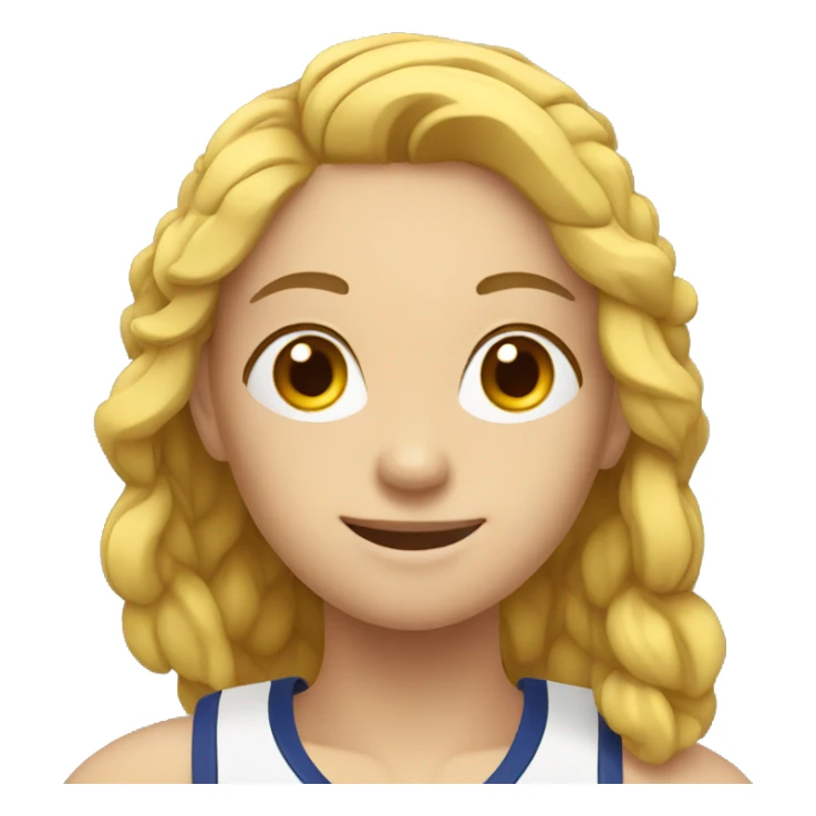 Volleyball player sticker