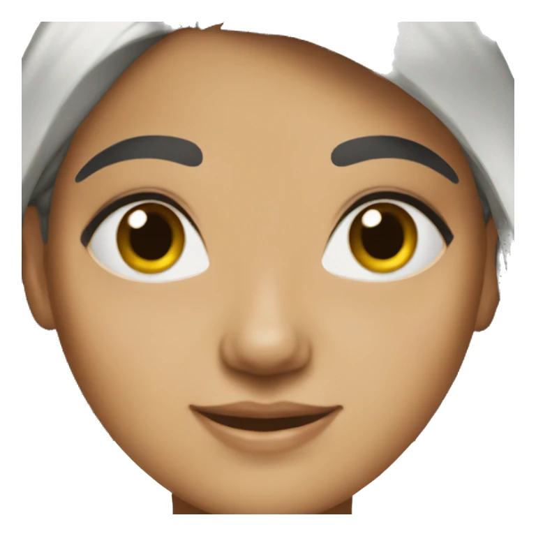 this girl just add black middle hair sticker