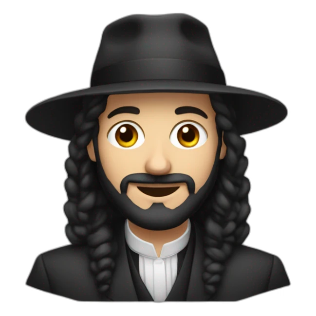 Thatveganteacher as an orthodox jew sticker
