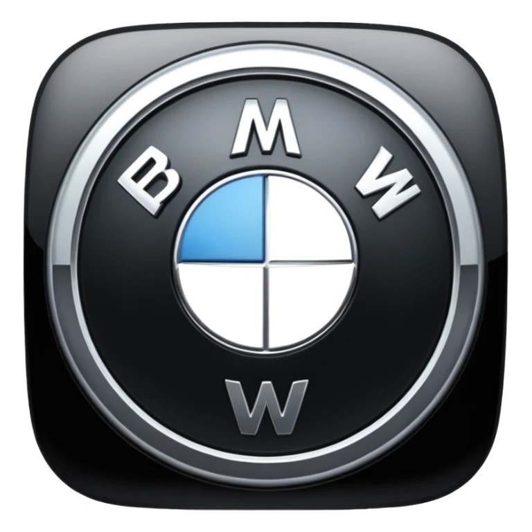 bmw logo icon sticker