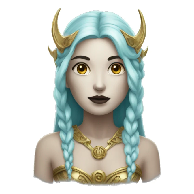 Goddess of death sticker