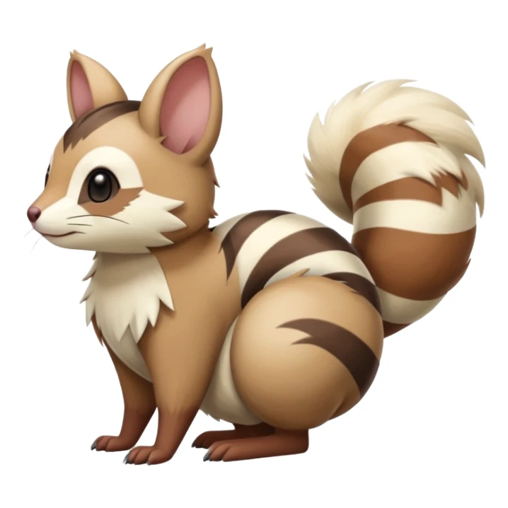 Furret-Linoone-Hybrid (Full body) sticker