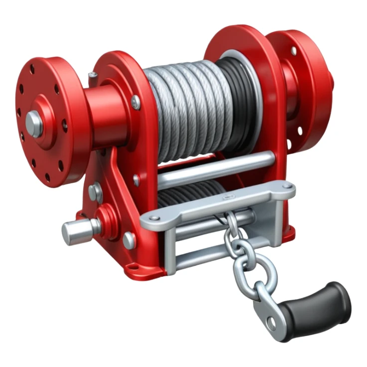 a black and silver Antal 48 2-Speed Self-Tailing Aluminium Winch sticker