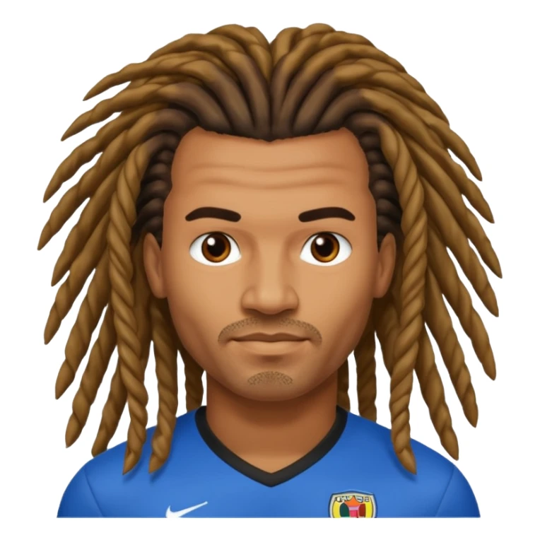 Ruud gullit with the iconic hair sticker