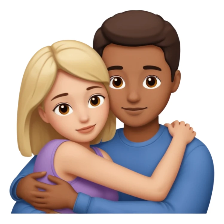 Naked man and woman laying together sticker