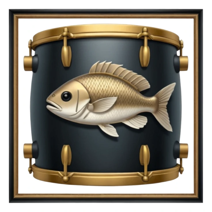 Black drum napoleonic sticker