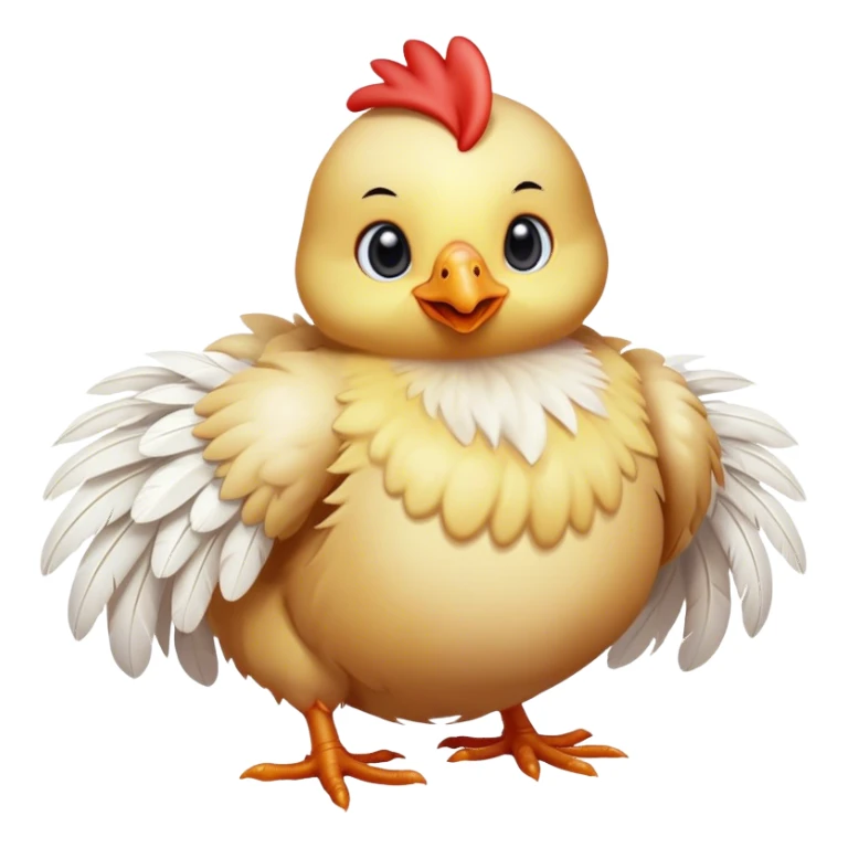 Baby silky chicken sticker