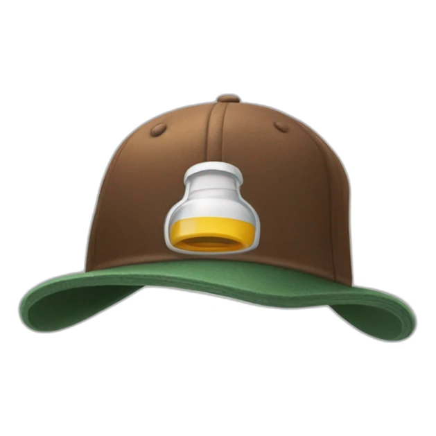 Chat avec une casquette de mario buvznt une bierre sticker