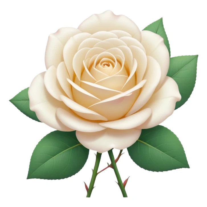 A cute white rose emoji, simple flat design, clean vector style, soft pastel colors, minimal details, centered composition, isolated on transparent background, kawaii emoji style, smooth edges, no text, no watermark

 sticker