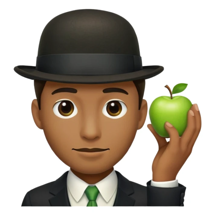 Magritte “the son of man”  sticker