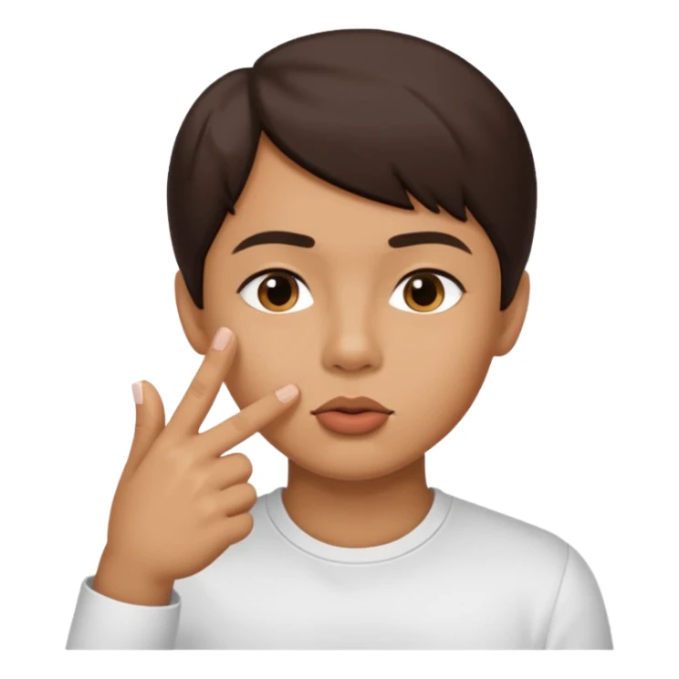 un banco y una persona haciendo gesto de silencio sticker