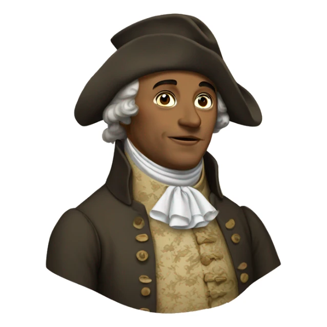 18th century Swiss man sticker