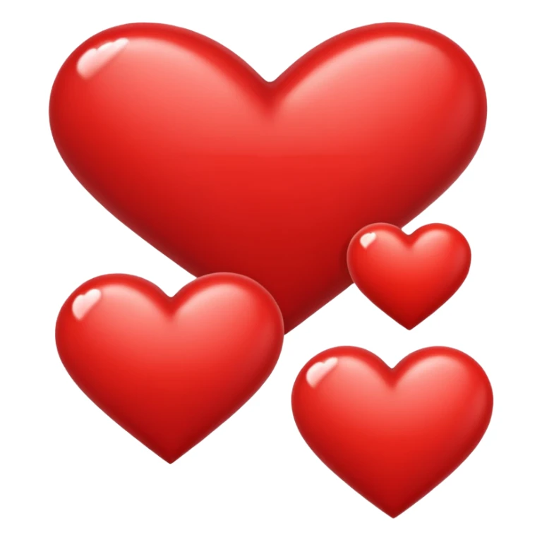 Love heart in red color and center s letter only sticker