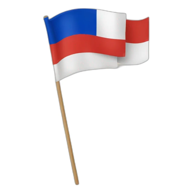 Le drapeau de la France et de l'Italie sticker