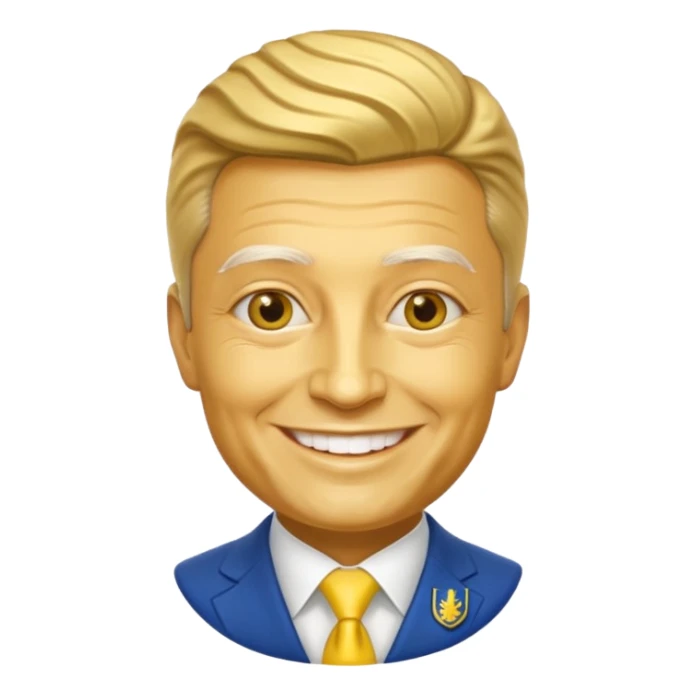president of ukraine is gold sticker