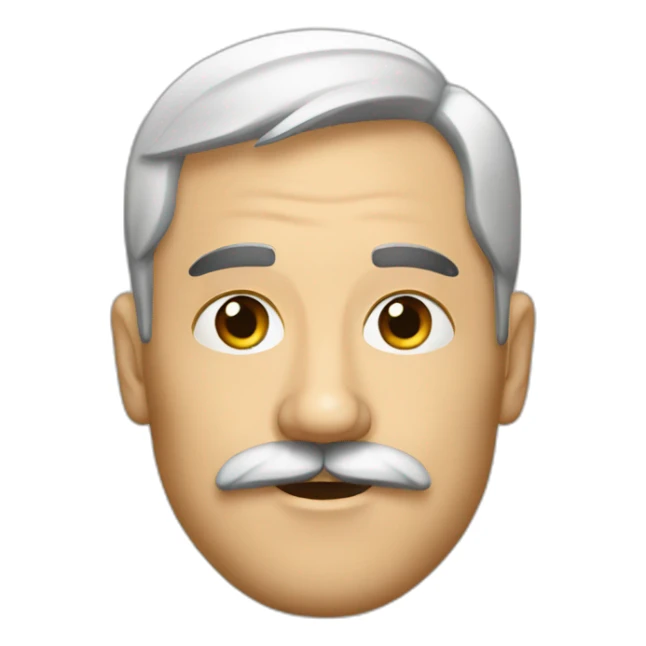 Very famous german with short black mustache sticker