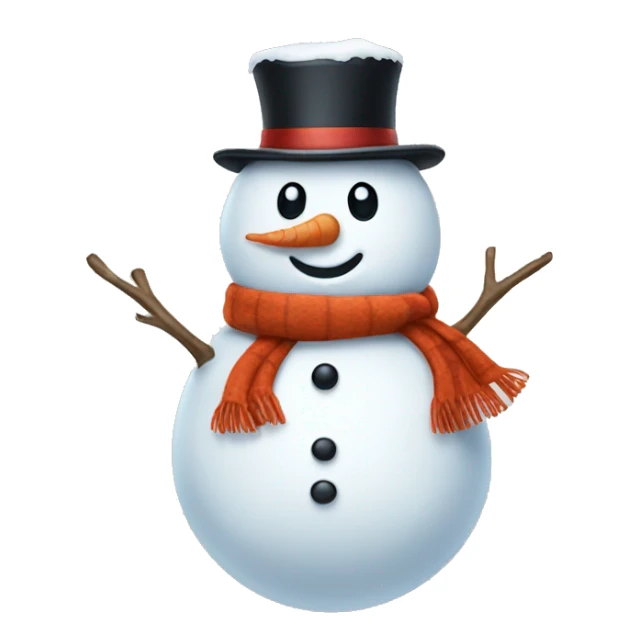 snowman sticker