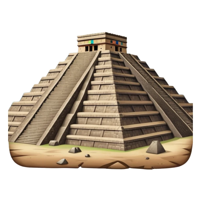 Teotihuacan pyramid of the moon sticker