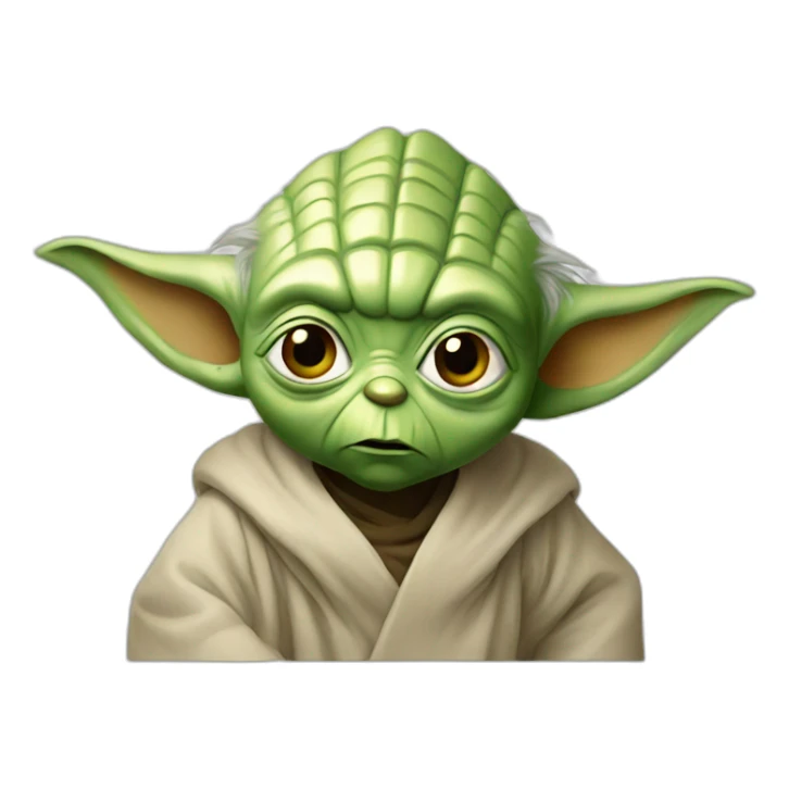 Yoda confused sticker