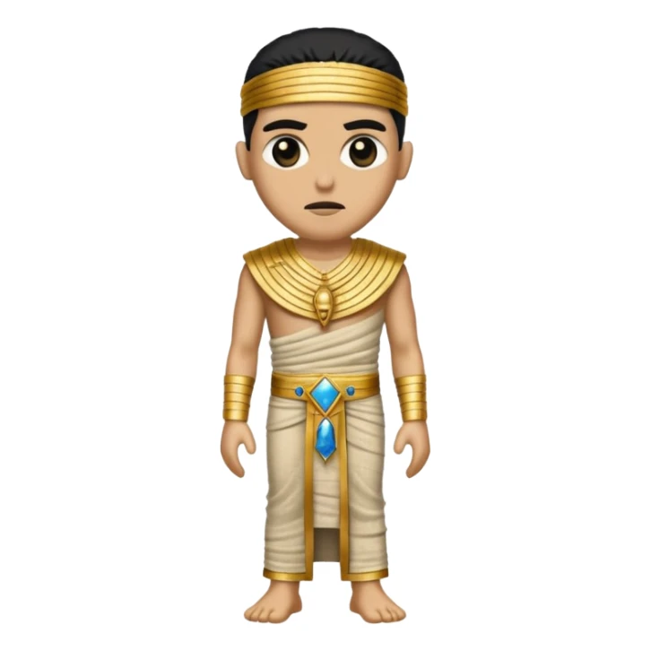 Imhotep The Mummy from Universal Monsters with beige sequin outfit sticker