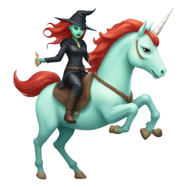 [politically incorrect, shield(
	{ female, alien, witch, color: light green, hair:red, eyes:cat} ]
	on a 
	[{ unicorn: white, legged:four, mane: light blue }]) sticker