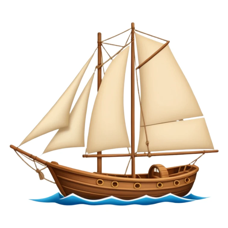 un barco navegando por el mundo sticker