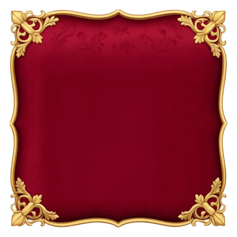 Old money vibe in dark red color sticker