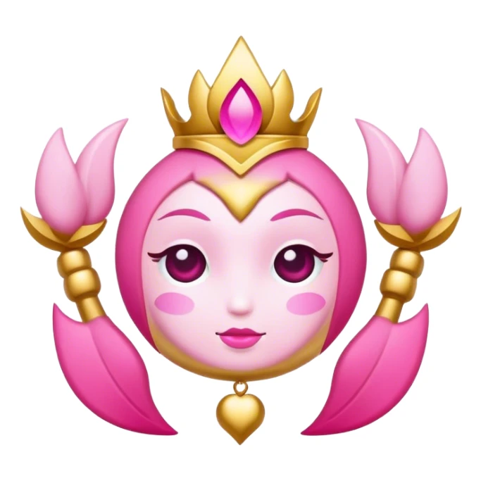 belief gold pink sticker