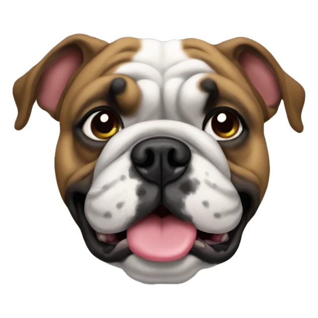 Bulldog frances navideño  sticker