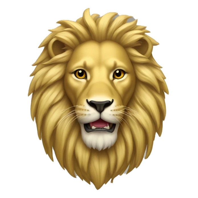 Golden lion based on Flemish flag  sticker