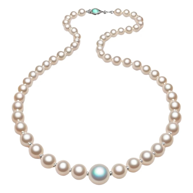 Pearl necklace emoji sticker