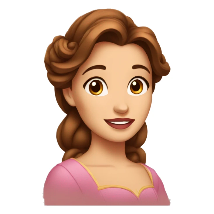 Belle from beauty and the beast  sticker