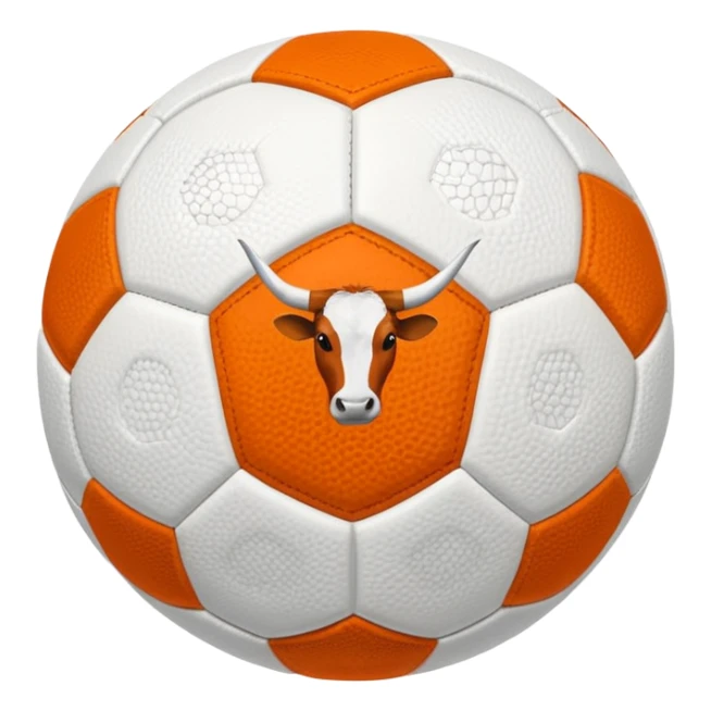 Texas women’s longhorn soccer ball  sticker