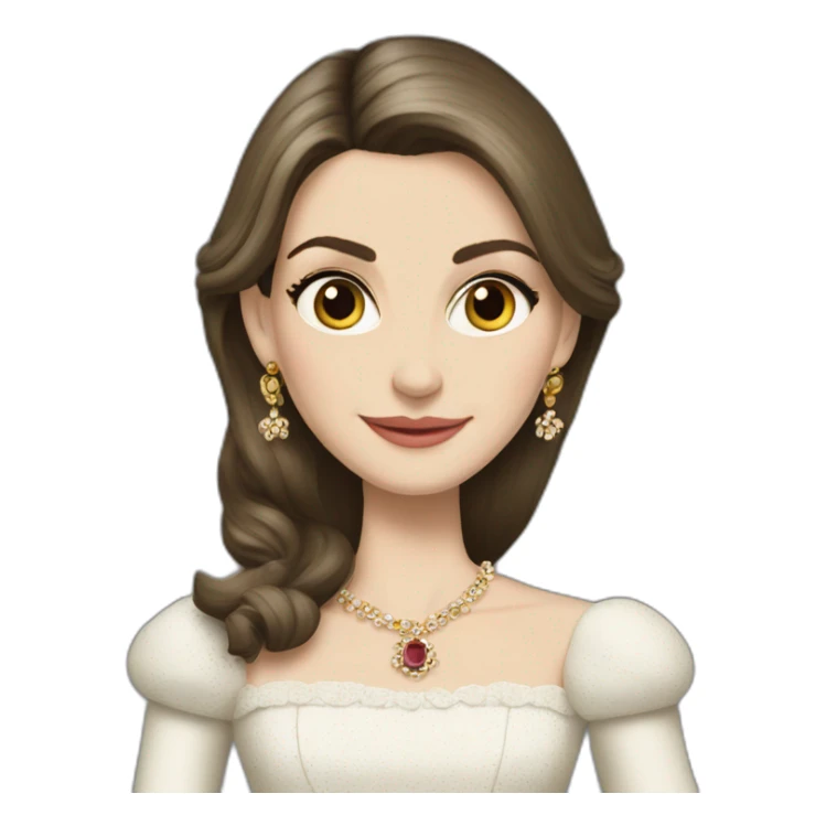 queen letizia spanish all body sticker