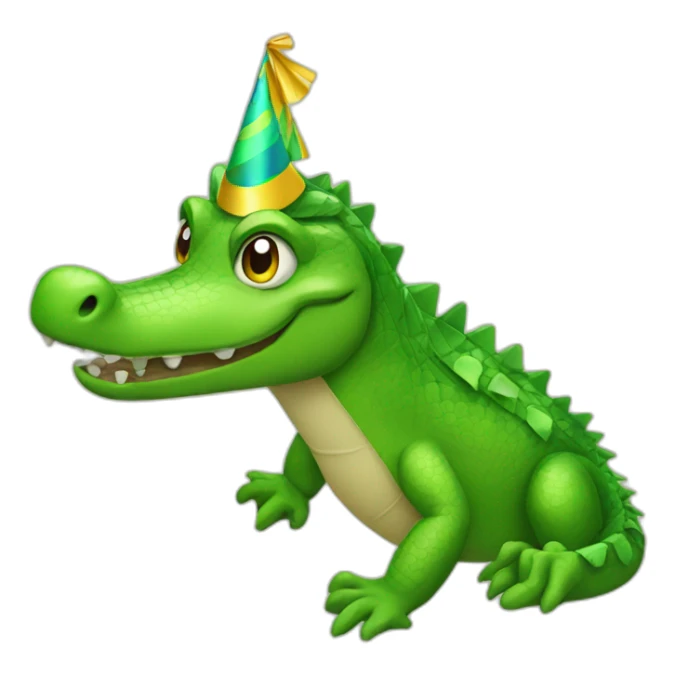 party alligator sticker
