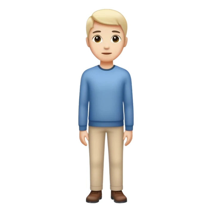 Person with excellent posture standing tall and straight sticker