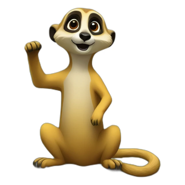 funny-meerkat-in-the-forest-who-likes-curry sticker
