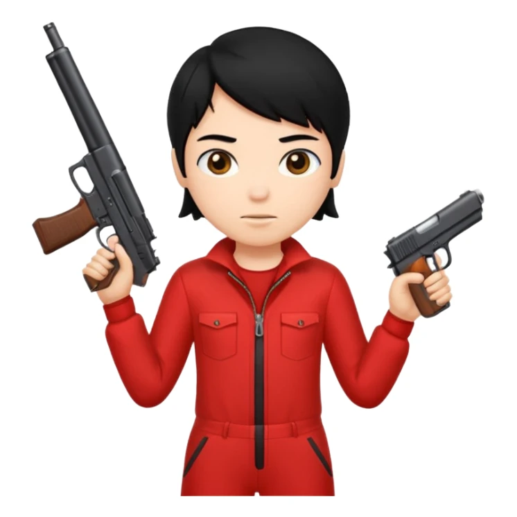 Emoji de la película La casa de papel sticker