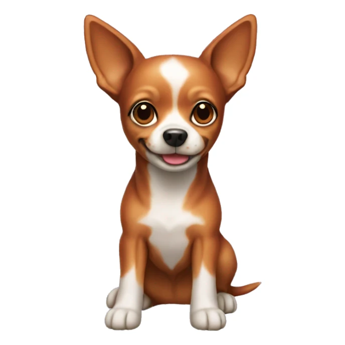 toy terrier with red hair sticker