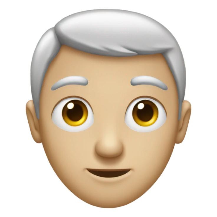 Person with one eye looking left and the other eye looking right sticker