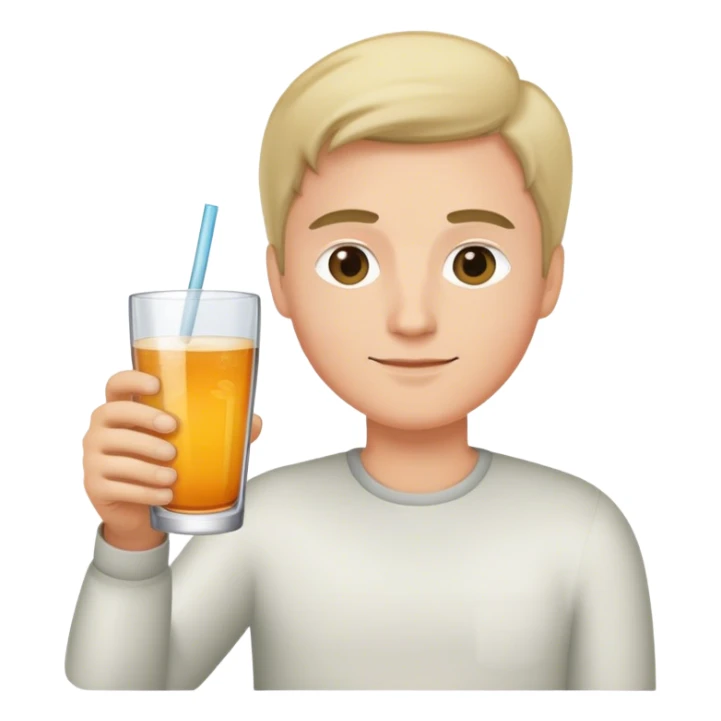 casual moment with drinks sticker