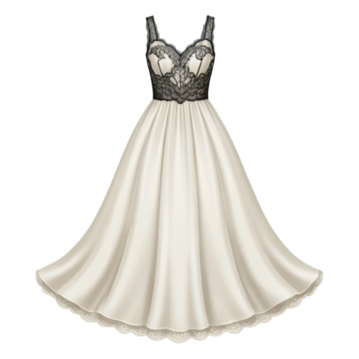 white dress sticker