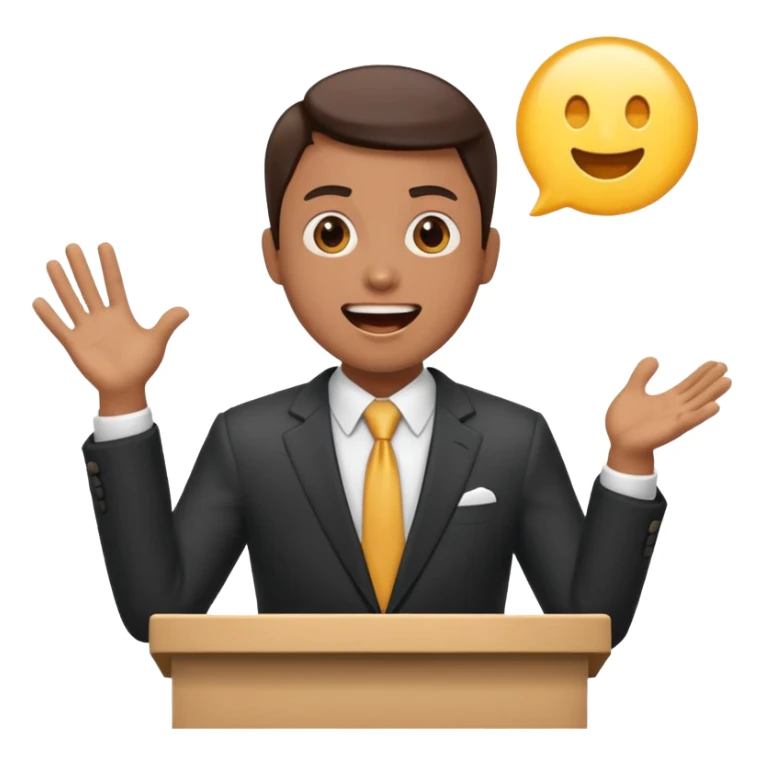 soapbox speech sticker