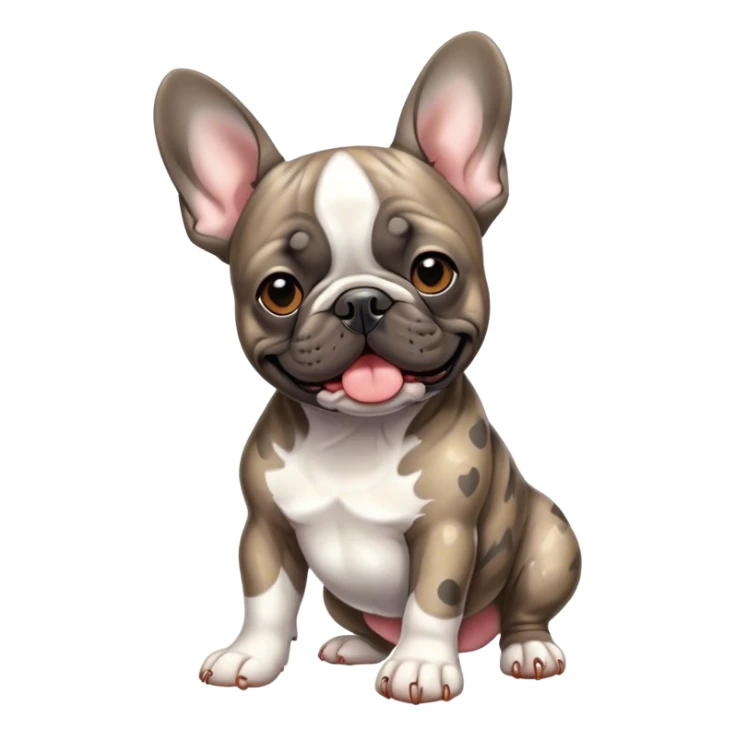 Merle French Bulldog sticker