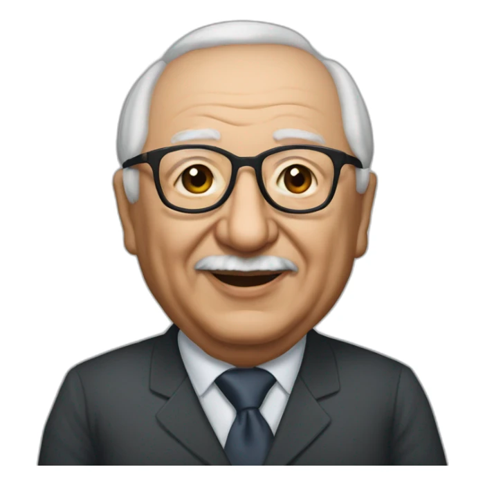 portait of Necmettin Erbakan sticker